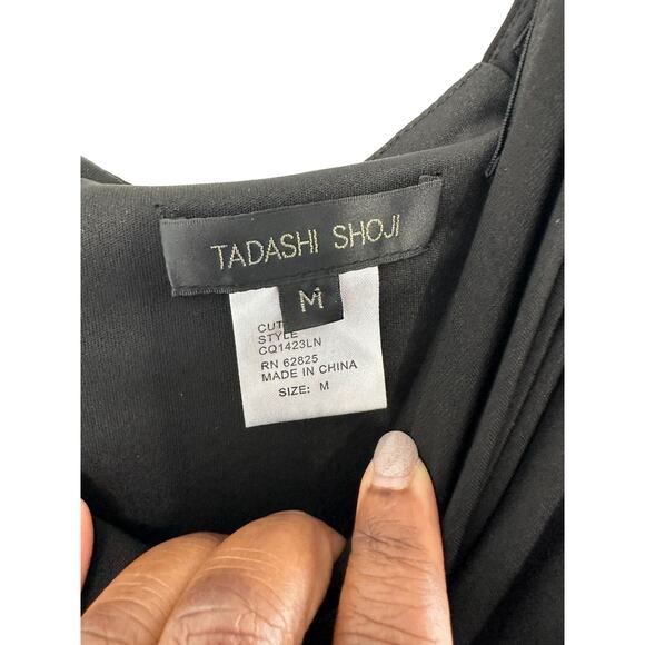 Tadashi Shoji Dress Black Sleeveless Mother of the Bride Formal Evening Medium - Picture 2 of 12